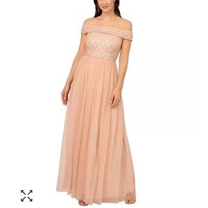 Blush Pink Evening Gown w/ Split